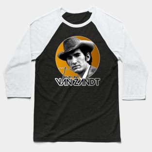 Townes Van Zandt Gold Tribute Baseball T-Shirt